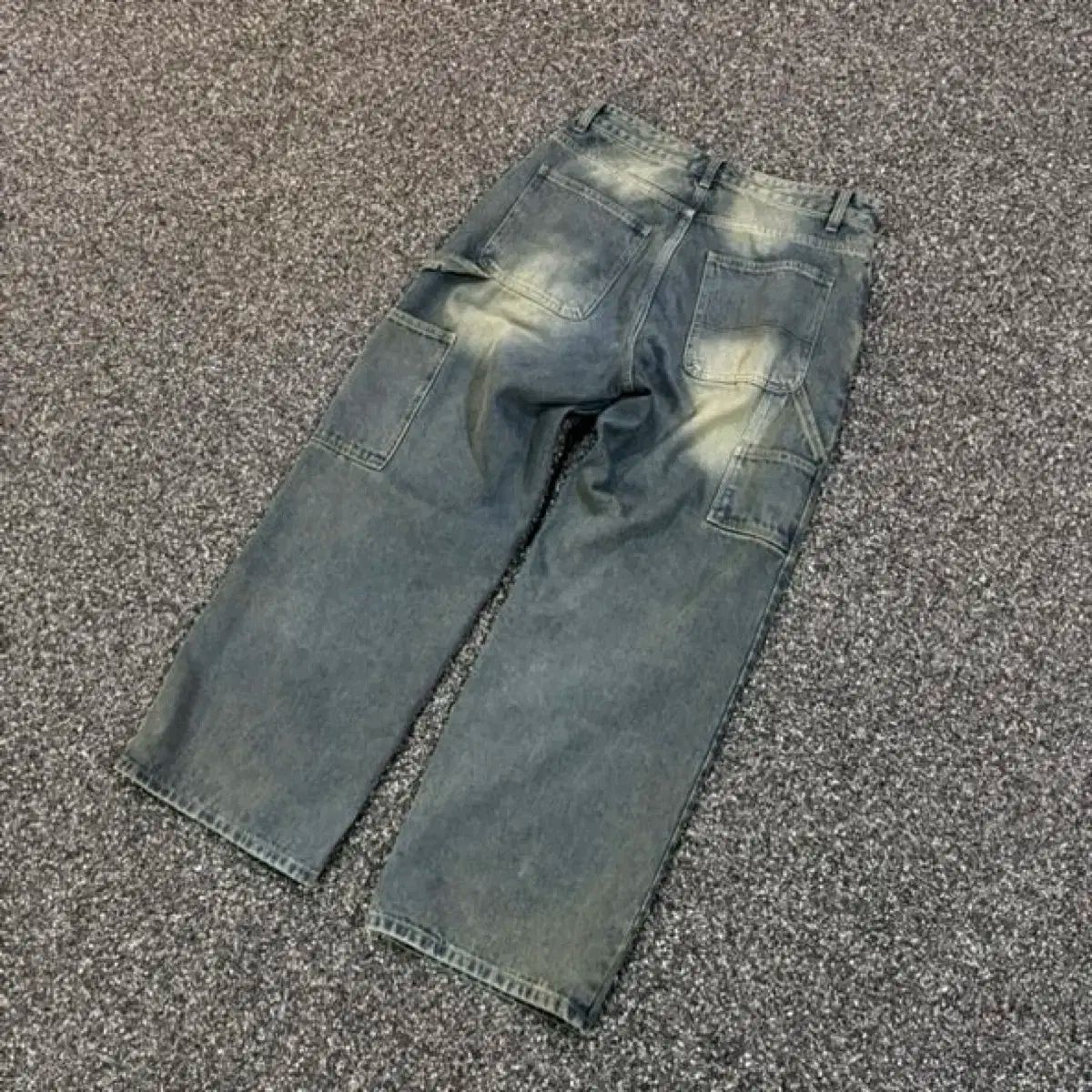 ヴィンテージ ウォッシング カーペンター ワイド デニム パンツ 6471