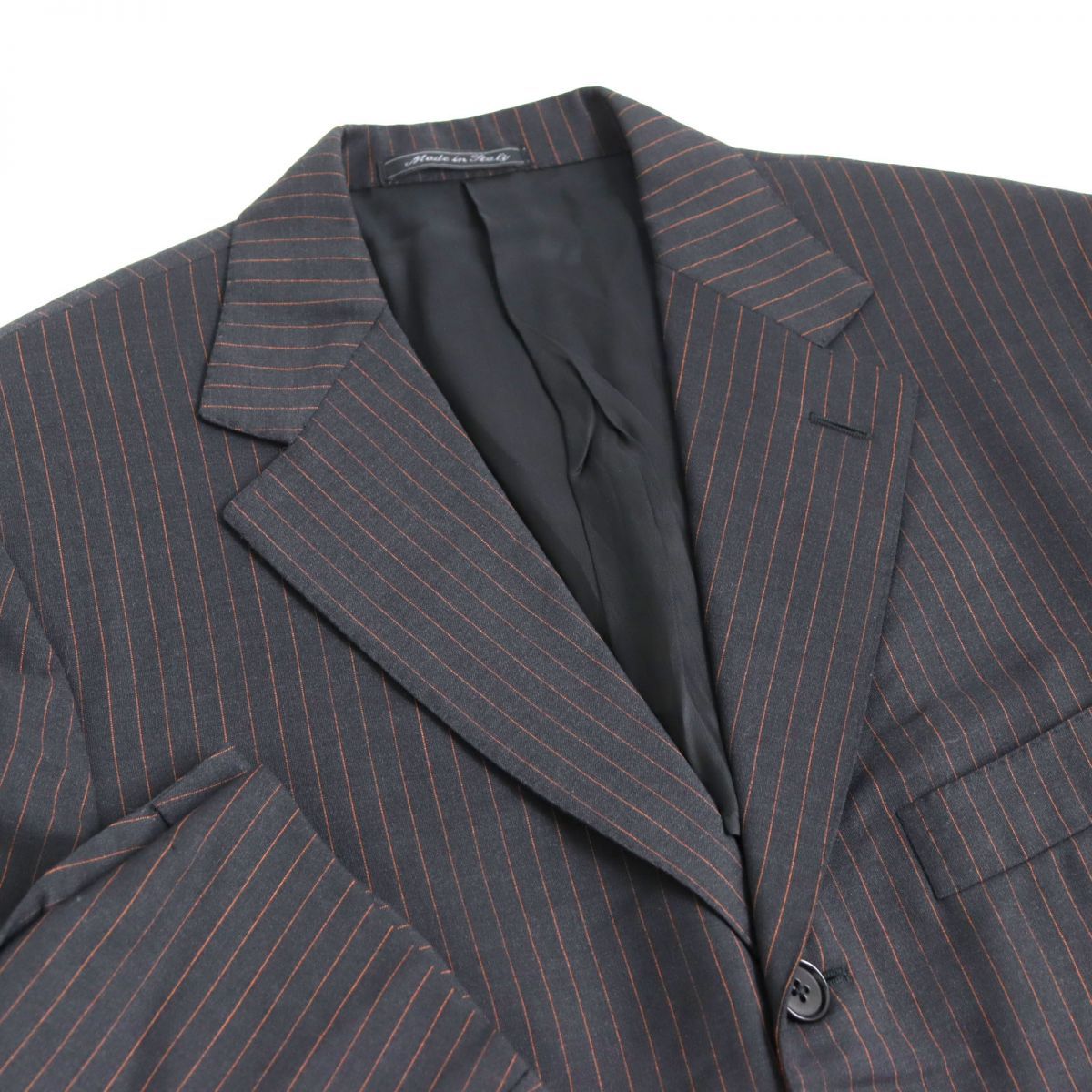 ドンドン見直し】美品◇ISAIA イザイア ストライプ柄 ウール100