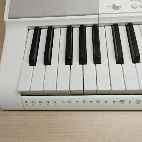 CASIO キーボード LK-516　2019年製　マイク、譜面台等付き！ CASIO カシオ LK-516 2019年製 大人の楽らくキーボード ピアノ