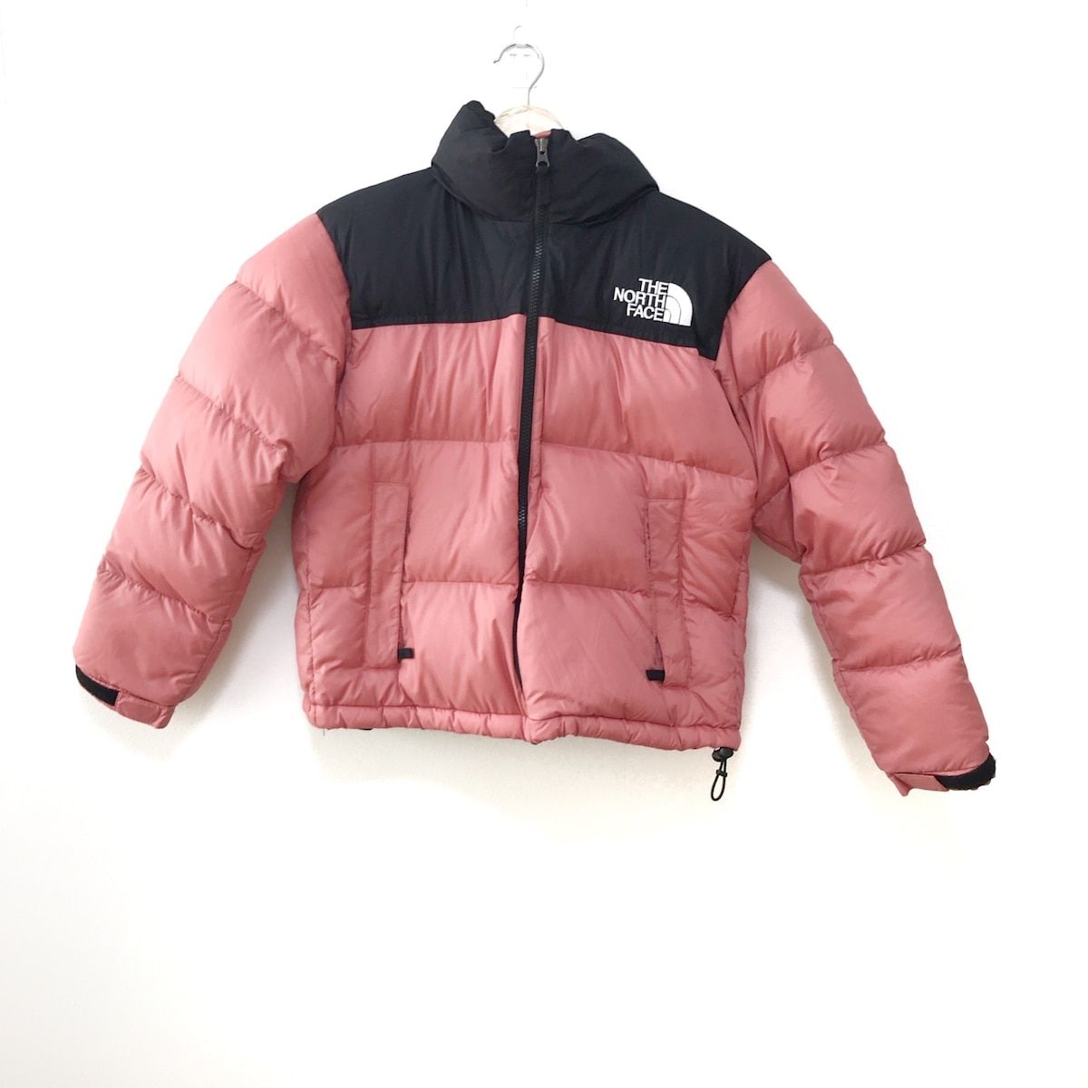 THE NORTH FACE(ノースフェイス) ダウンジャケット サイズM レディース美品 - ピンク×黒 長袖/冬