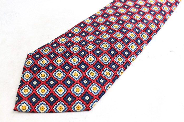 エルメス ブランド ネクタイ チェック柄 花柄 小紋柄 格子柄 シルク