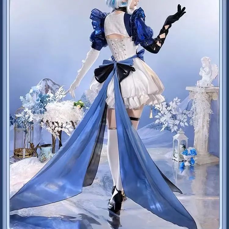三分妄想「原神」コスプレ衣装 フリーナ（フォンテーヌ/水神）フル