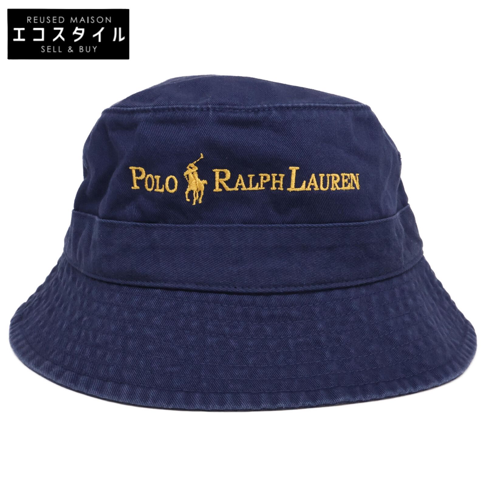 POLO RALPH LAUREN ポロ ラルフローレン BEAMS ビームス別注 11-41-0755-770-79-17 Navy and G Logo Collection バケットハット S|M
