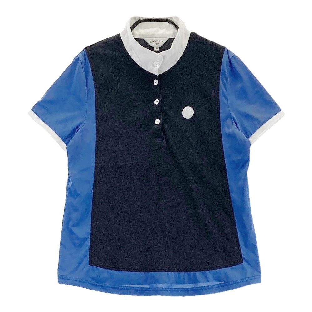 サイズ：38 LANVIN SPORT ランバン スポール 切替 半袖ポロシャツ