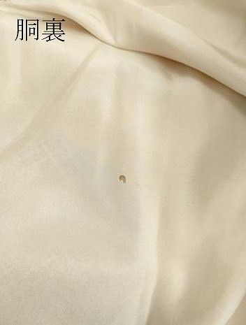 平和屋着物○振袖用長襦袢 袷 舞梅文 半衿刺繍 正絹 逸品 DAAV8596tw  