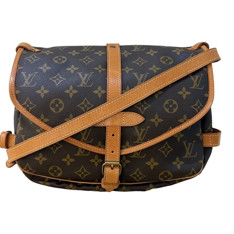 ルイ・ヴィトン LOUIS VUITTON ソミュール30 M42256 モノグラム/GD金具