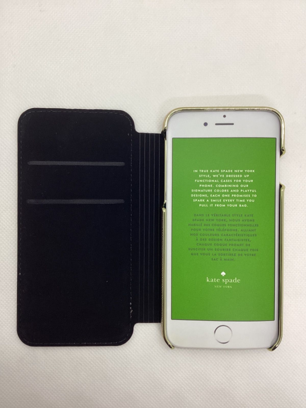 iPhone8　kate spade　ブックタイプケース　ピンク　未使用 kate spade® iphone7/8/se2/se3 ブックタイプケース - メルカリ