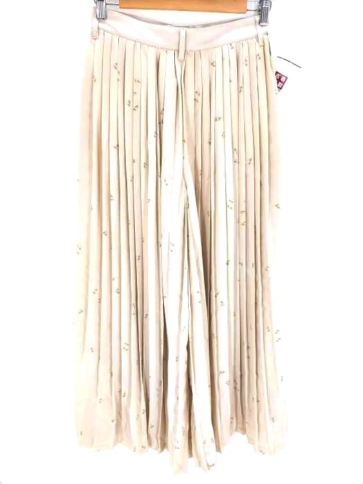 クラネ CLANE 18SS SPRINKLE FLOWER PLEAT PANTS レディース JPN
