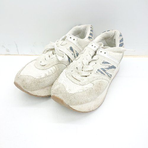 ◇ NEW BALANCE ニューバランス WL574ZDD ゼブラ柄 厚底