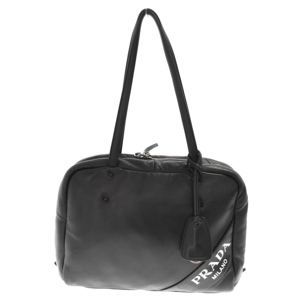 PRADA (プラダ) 1BB052 パディッドナッパ レザーハンドバッグ - メルカリ 