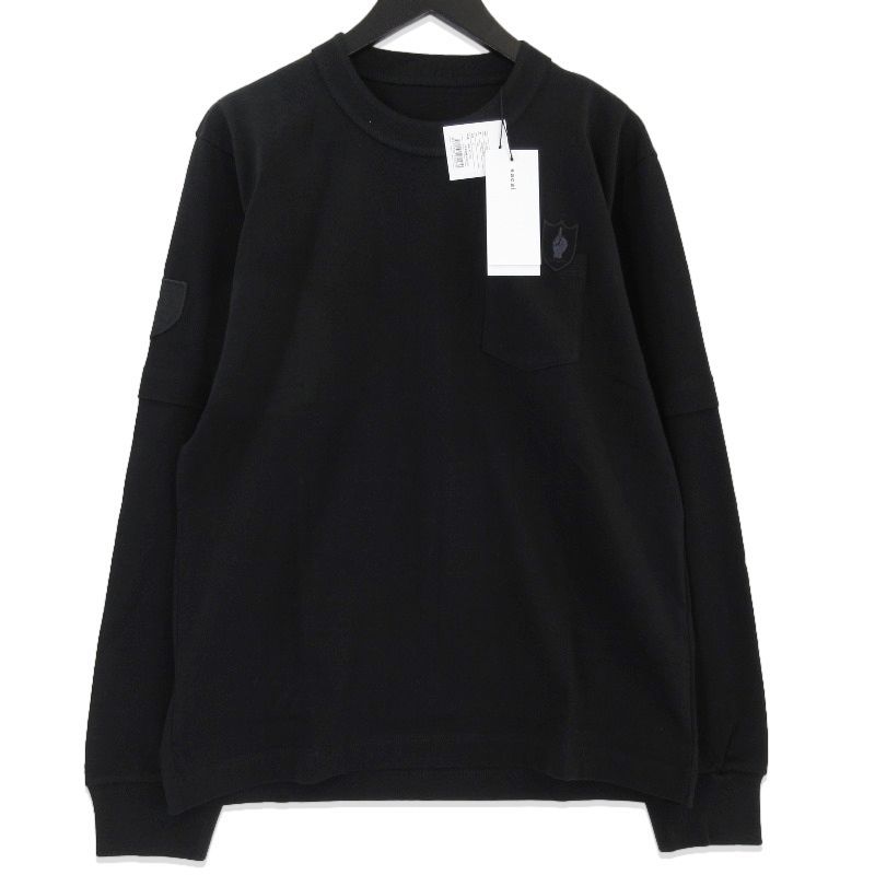 未使用 sacai サカイ 長袖Tシャツ 24-0829S Gonz Patch L S T