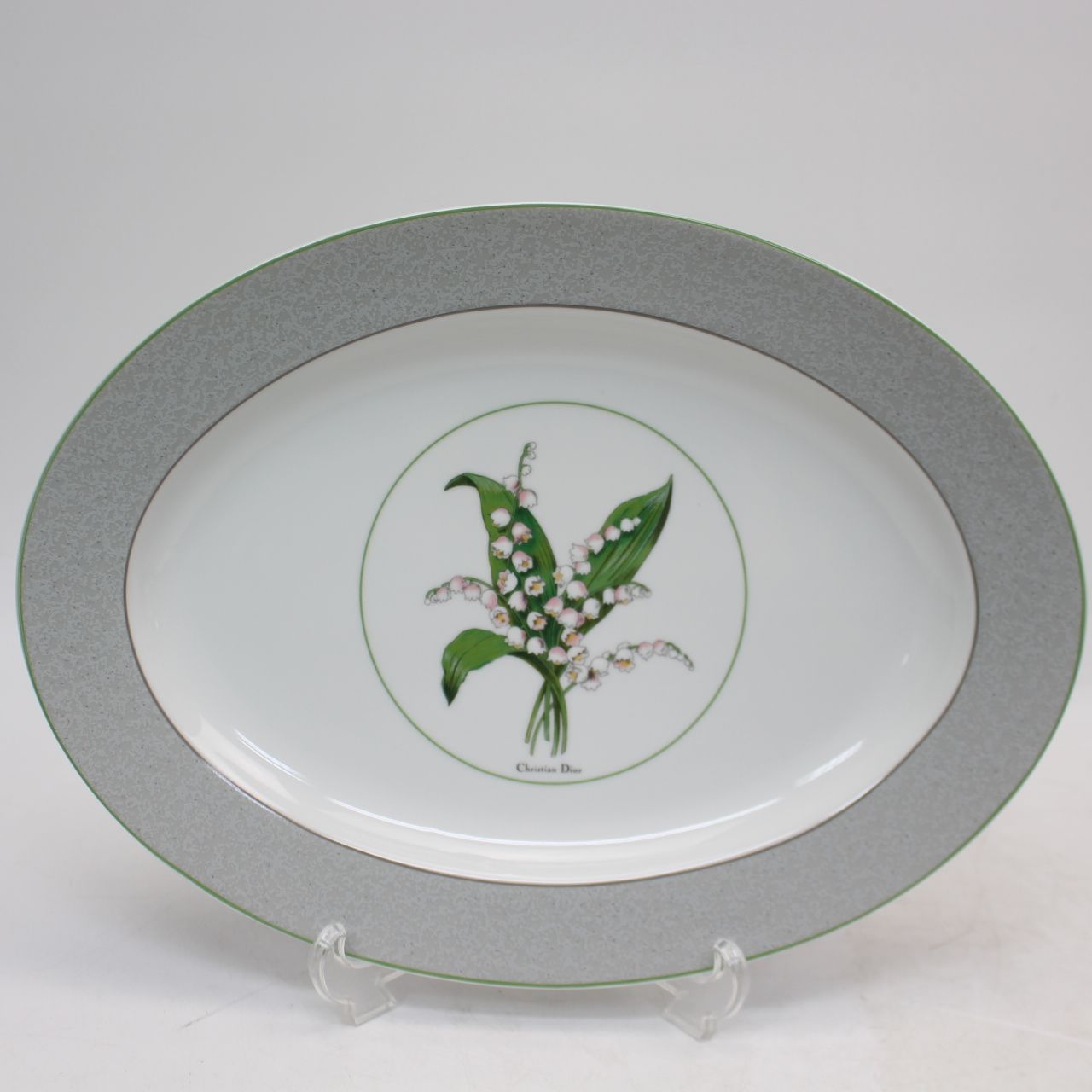 美品】クリスチャンディオール☆ミリラフォーレ☆オーバルプレート