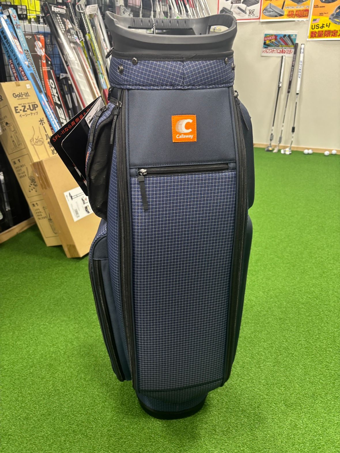 新品未使用】キャロウェイ SPL-II FW 24 JM ネイビー キャディバッグ