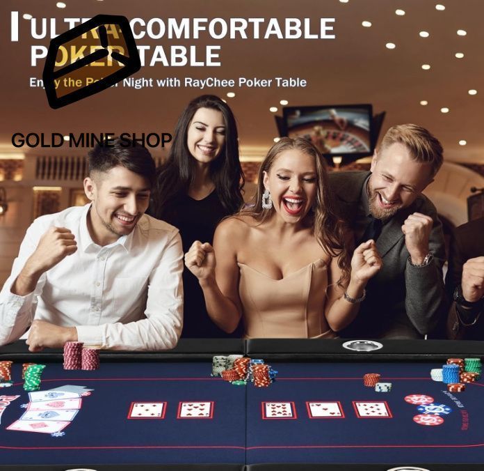 折りたたみ式ポーカーテーブル キャスター付き 約240cm x 120cm