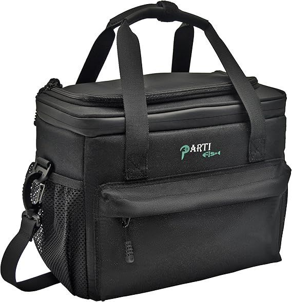 【在庫処分】PARTI FISH 保冷バッグ クーラーバッグ 9L クーラーボックス ソフト ランチバック 小さめ 小型 保温 バック 保冷ばっぐ 5層断熱 キャンプ 釣り 保冷力 長時間 強力 トートと肩掛け 