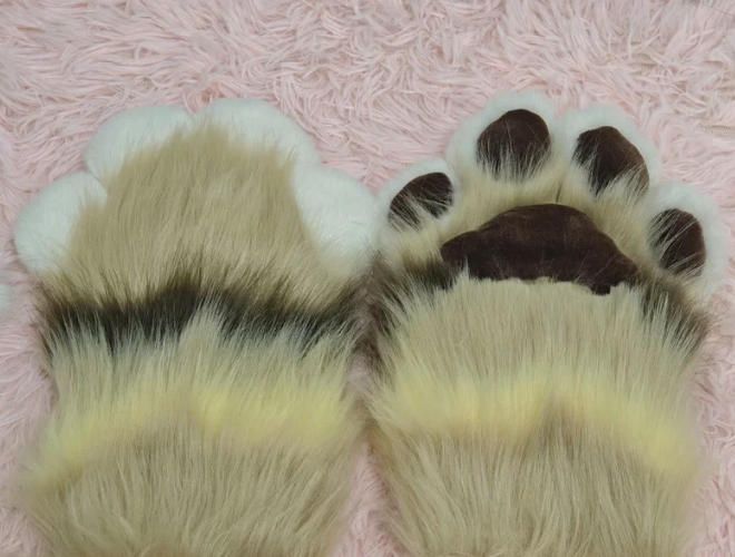 ファースーツ 着ぐるみセット NO.255 猫 黄色 ケモノ ファースーツ 全頭ヘッド ぬいぐるみ コスプレ コスチューム 一点物