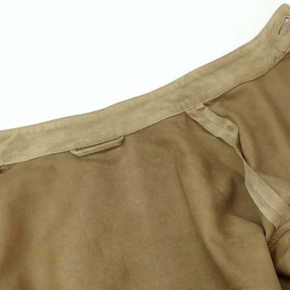 レザーシャツブルゾン ベージュ