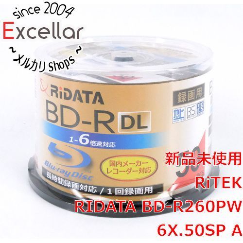 bn 17 RiTEK ブルーレイディスク RIDATA BD-R260PW 6X.50SP A BD-R DL 6倍速 50枚組