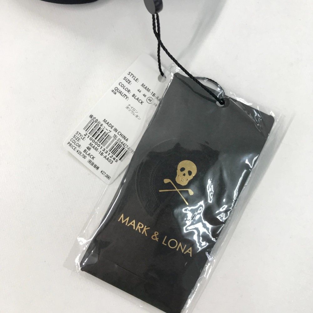 サイズ 48 MARK-LONA マークアンドロナ ハイネック 半袖Tシャツ スカル ブラック系 240101365745 ゴルフウェア メンズ ストスト LLC-HASEGAWATOSO_COM