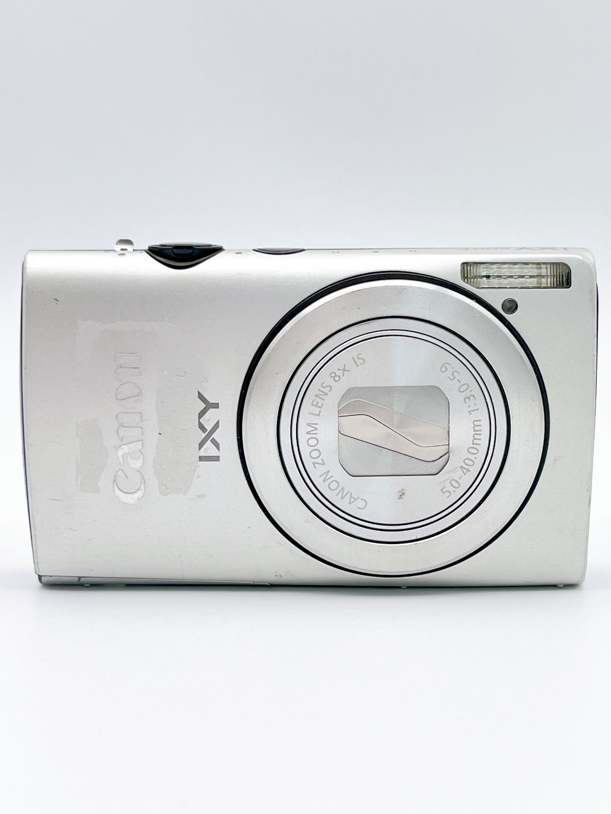 Canon/キャノン IXY/イクシー 600F コンパクトデジタルカメラ ZOOM LENS 8×IS 5.0-40.0mm 1:3.0-5.9 動作未確認 現状品 シルバー NT029