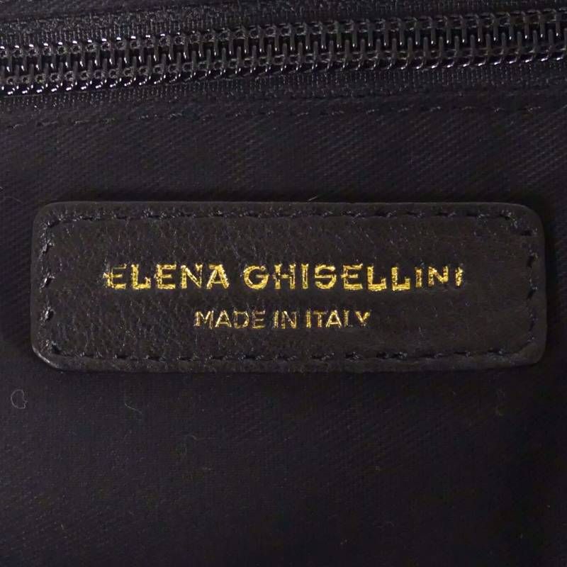 ELENA GHISELLINI エレナギゼリーニ イタリア製 レザー トートバッグ 