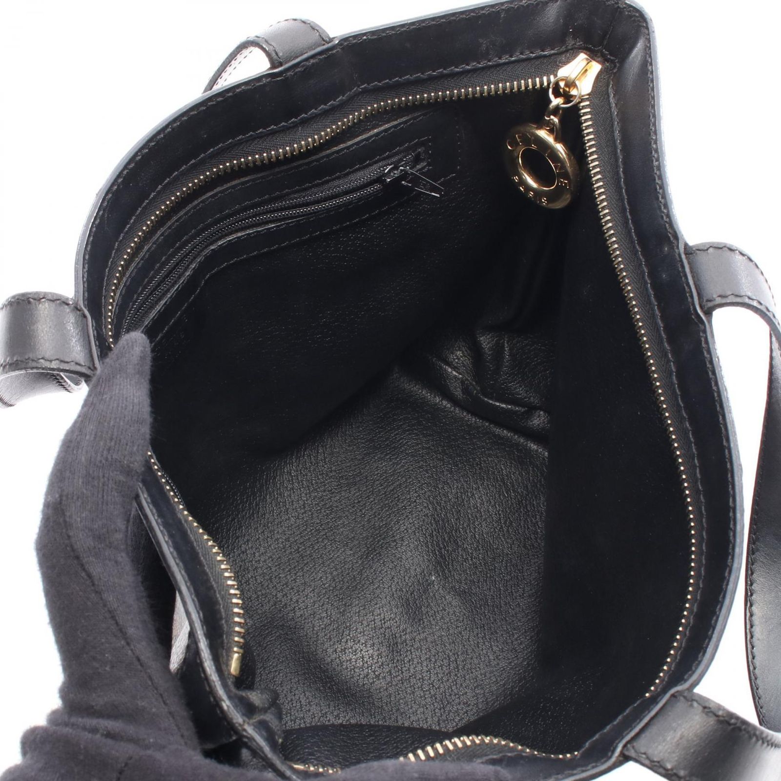 セリーヌ ヴィンテージ ハンドバッグ マカダム ブラック 黒 キャンバス レザー CELINE - 極 美品 CELINE セリーヌ ヴィンテージ マカダム