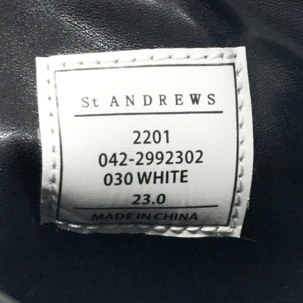 ST ANDREWS セントアンドリュース  ウイングチップ ゴルフシューズ  ホワイト系 23 [240101429991] ゴルフウェア レディース ストスト ST ANDREWS セントアンドリュース ウイングチップ ゴルフ
