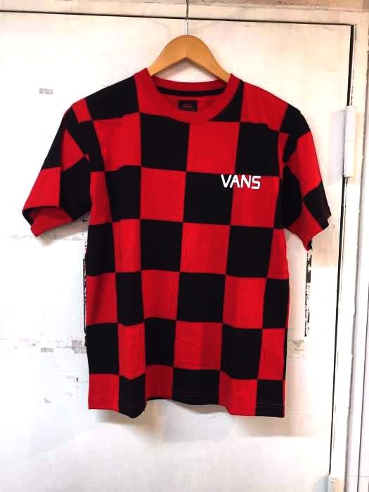 バンズ VANS 別注 チェッカー ロゴTシャツ レディース JPN：S JP