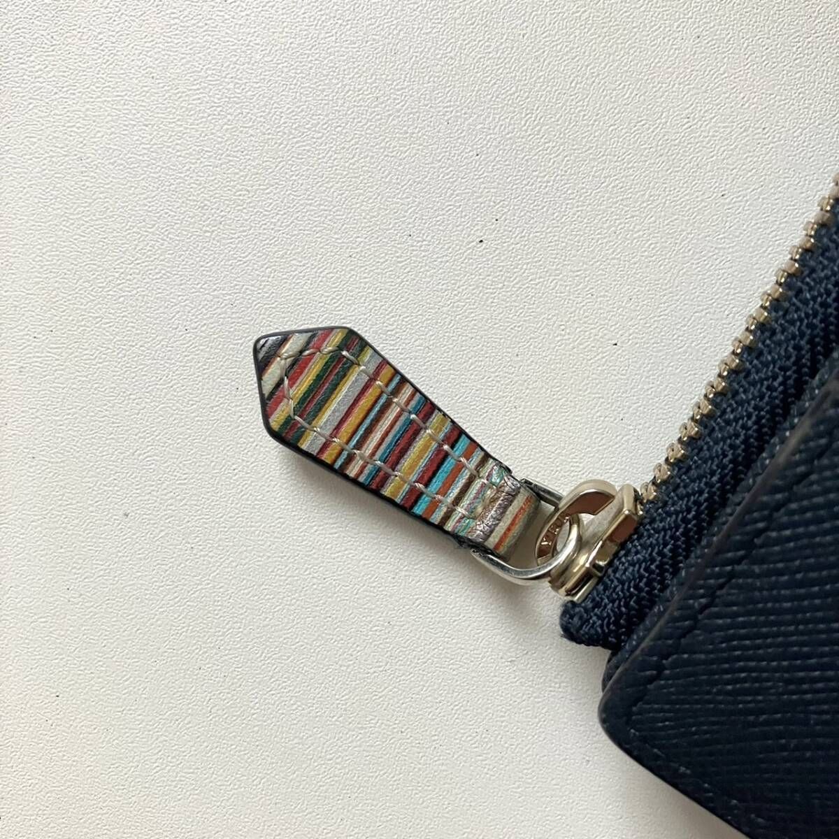 ミッフィー Paul Smith 長財布 ラウンドファスナー ネイビー