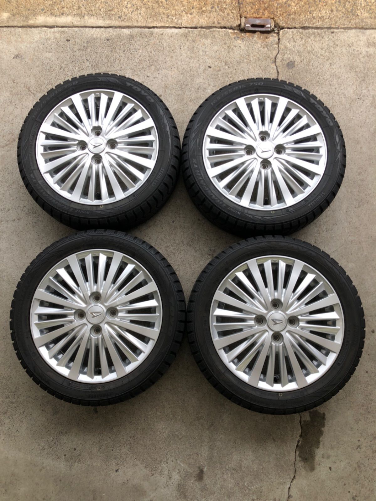 スタッドレス ダイハツ 165 55 R 15 タント キャスト ウェイク ムーヴ ミラ ミラジーノ ミライース EXE ココア コンテ