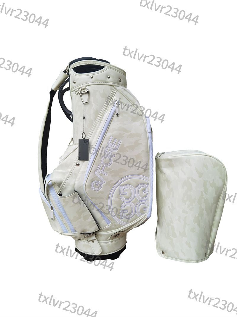 G/FORE ゴルフバッグ・キャディバッグ ホワイト スタンド式 PU G/FORE