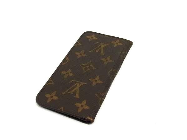 LOUIS VUITTON ルイヴィトン M63443 モノグラム フォリオ iPhoneX/XS