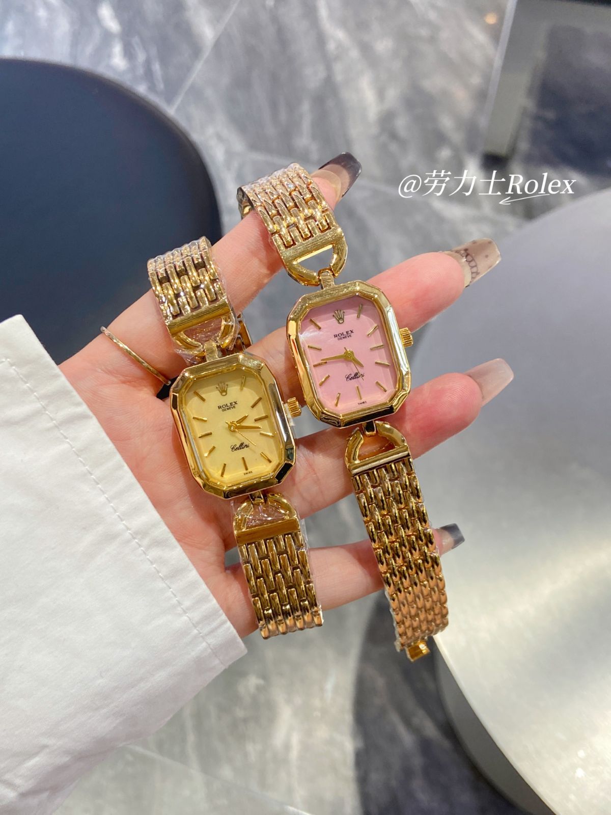ROLEX 即購入可 多分並行輸入品です 今日特価】Rolex ロレックス 新発売スモールスクエア 25mm 精巧