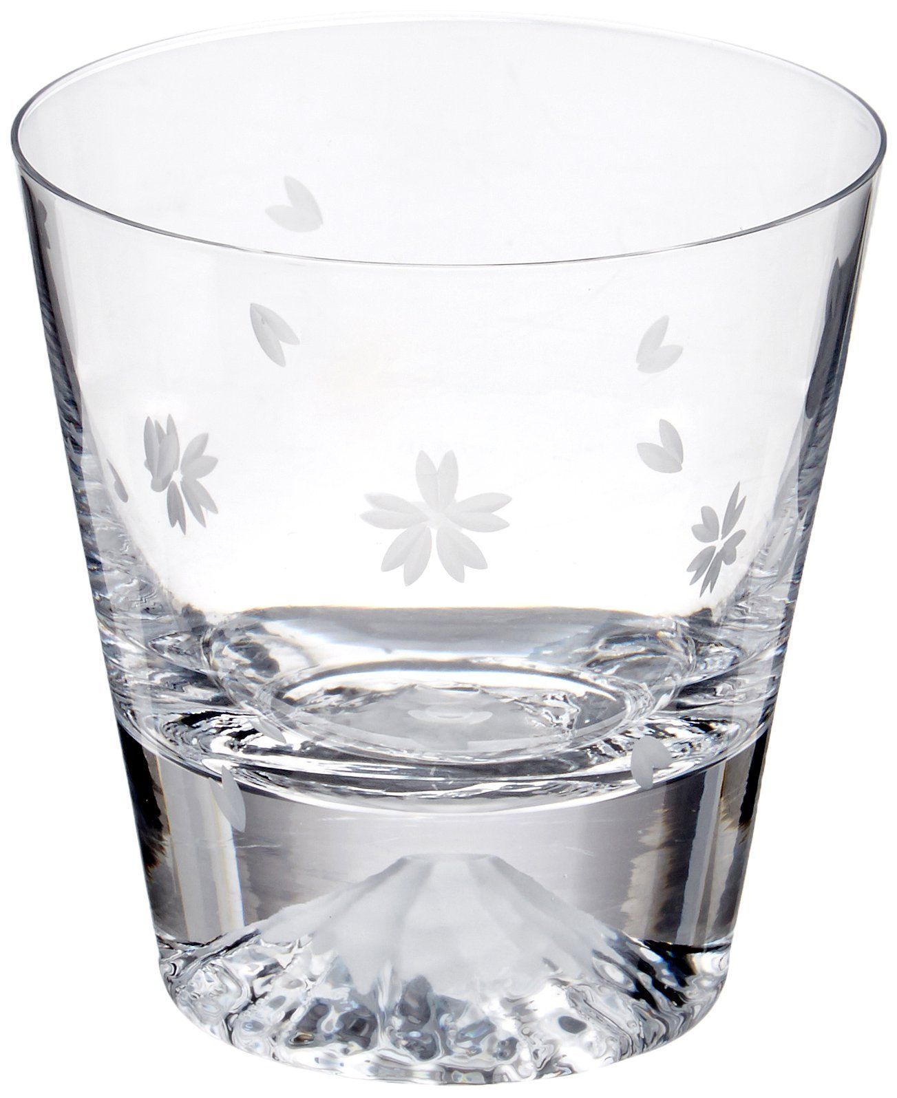 商品 ガラス 富士山 田島硝子 ロックグラス 桜富士 タジマガラス Tajimaglass TG16-015-RS 桜風呂敷包み