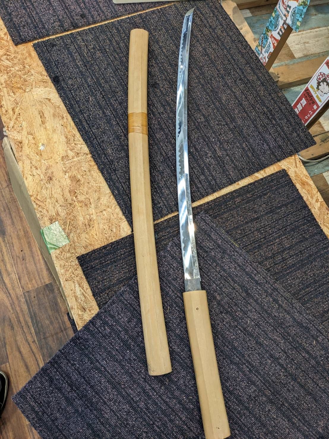 S94365 模造刀 アンティーク 骨董 武士 侍 サムライ コスプレ 武将