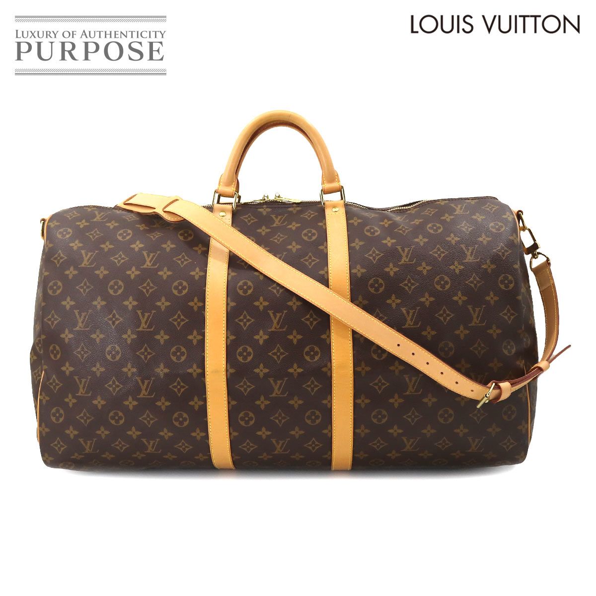 ルイ ヴィトン LOUIS VUITTON モノグラム キーポル バンドリエール 60