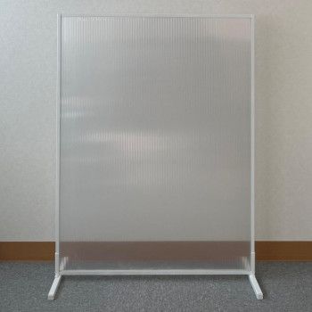 【新品・3営業日で発送】ティーエフサービス 飛沫防止パーテーション フロアスタンドタイプ 1230mm ホワイト FR-9112W (1681127)