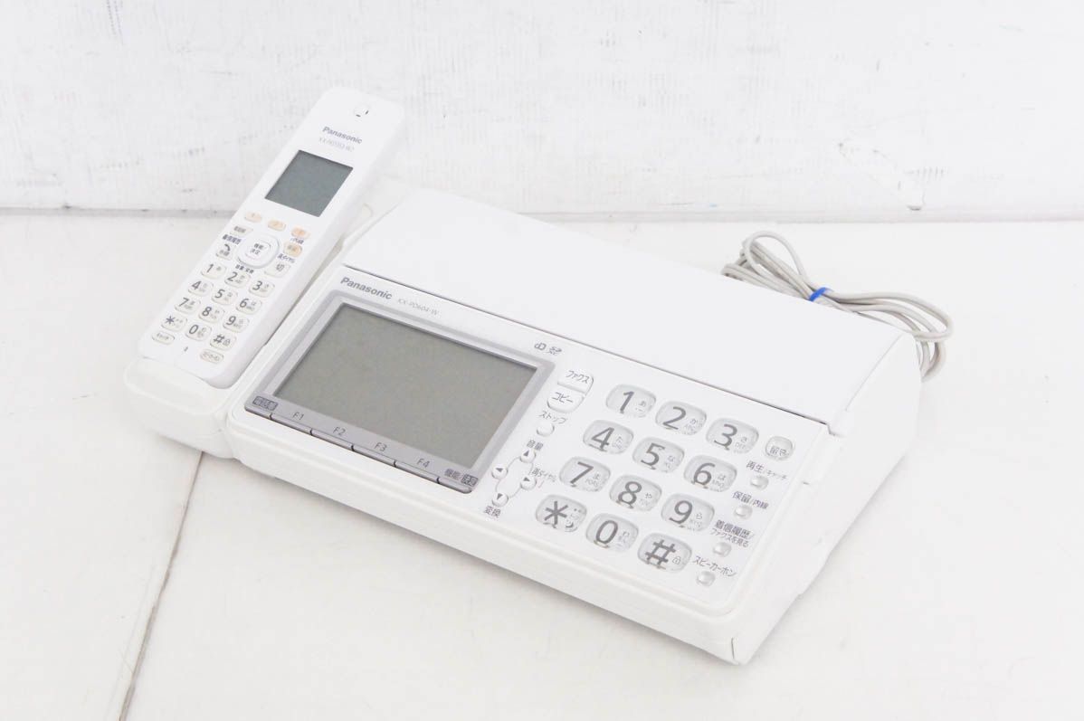パナソニック おたっくす デジタルコードレスFAX 親機のみ スマホ連動 Wi-Fi搭載 ボルドーレッド KX-PD102D-R 中古Panasonicパナソニック デジタルコードレスFAX KX-PZ510 親機