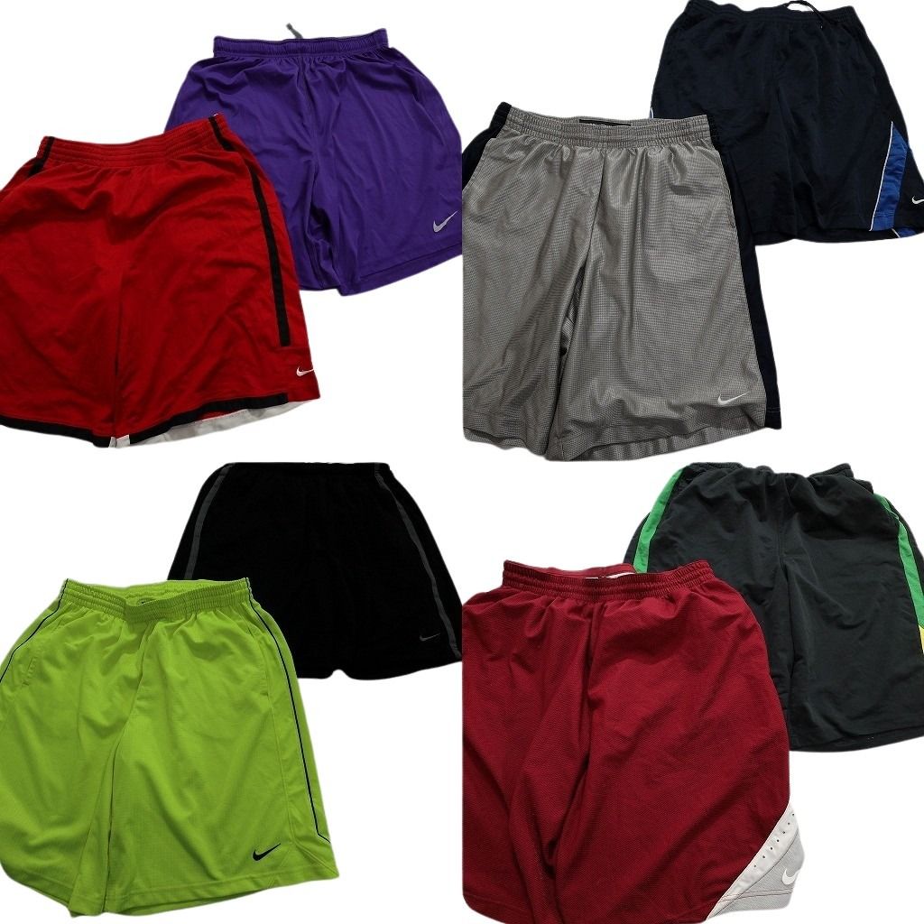 古着卸 ナイキ NIKE バスパン 8枚セット メンズ XL |2XL ワンポイント バイ ライン系 古着 NA4755