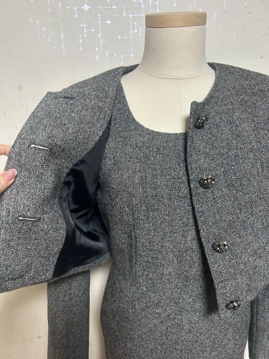 MISSHA ジャケット セットアップ マーメイド ONE PIECE ブラックグレー