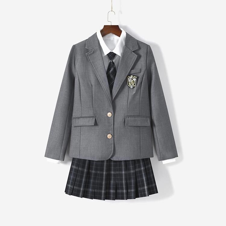 ブレザー スクール 女子高生 制服 ジャケット バッジ 2点セット スクールブレザー 女子 学生服 ジャケット 高校生 中学生 通学 入学 高校 中学  制服 春 秋 アウター フォーマル 入学式 卒業#amyz3834 - メルカリ