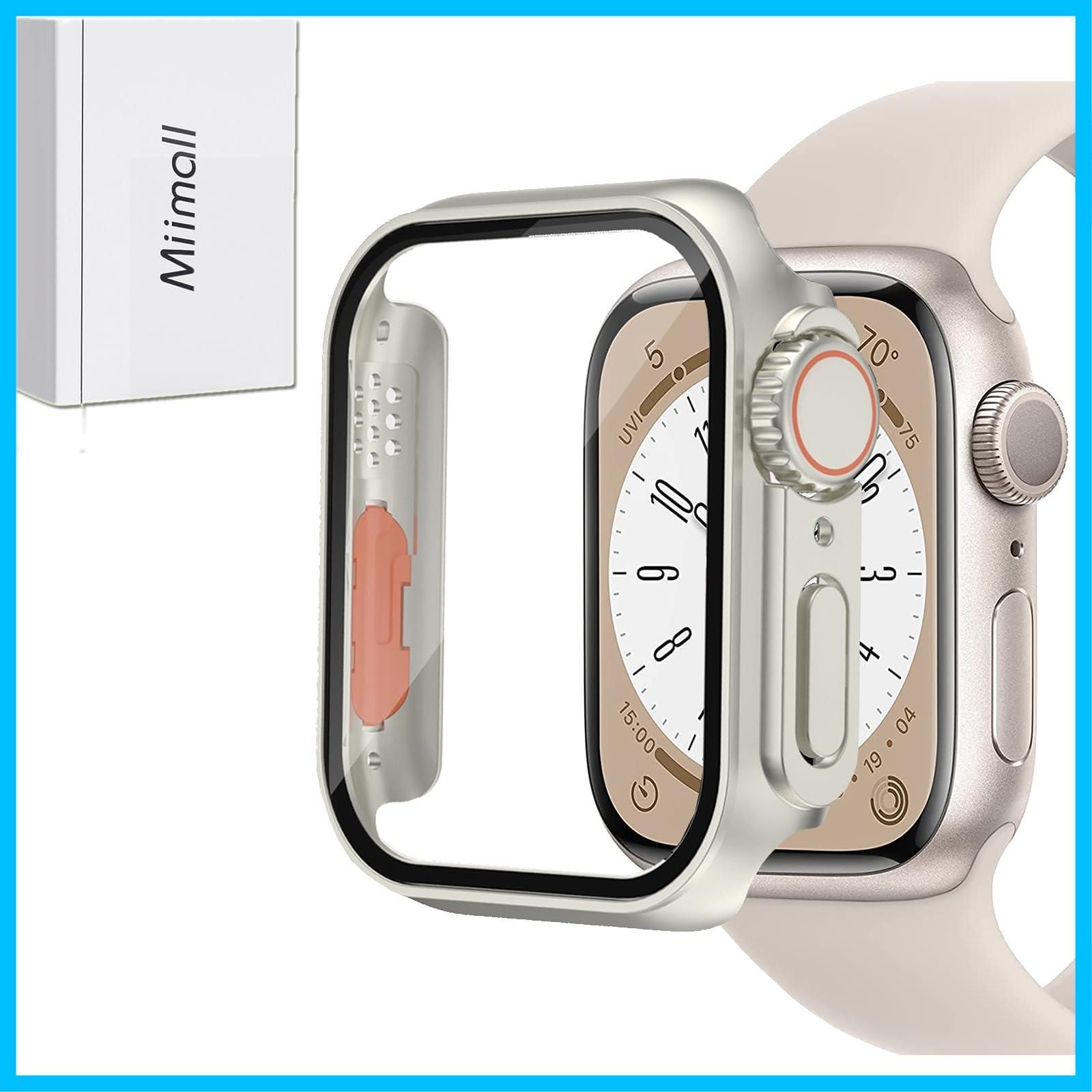 Miimall アップルウォッチカバー Apple Watch 7 8 41mm - カバー