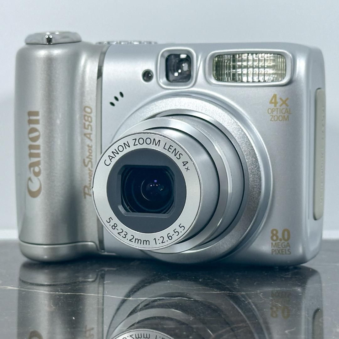 カメラ 【美品】Canon PowerShot A580 単3電池駆動 キャノン パワー
