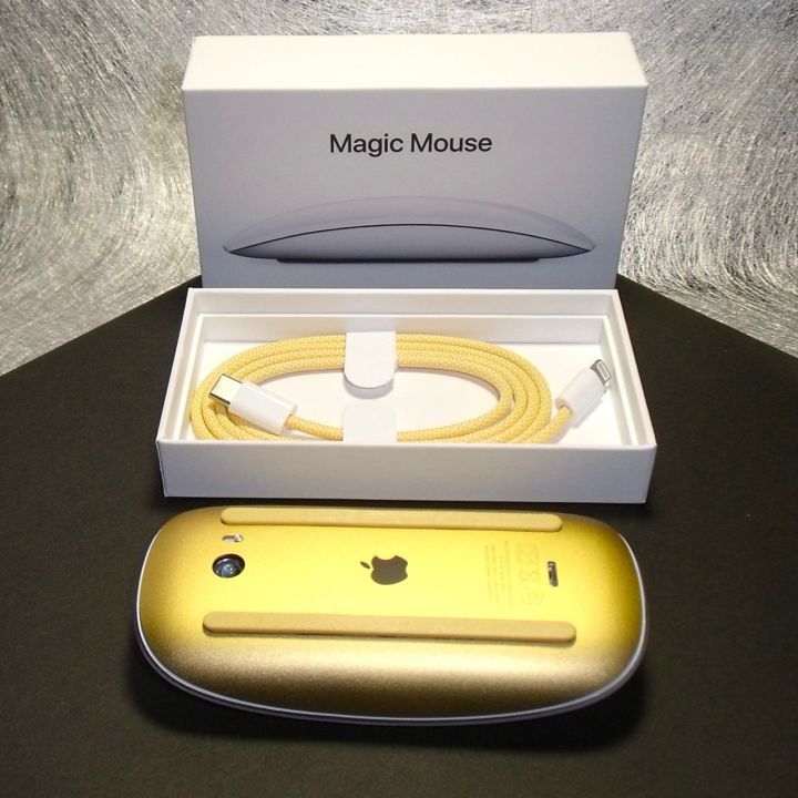 Magic Mouse -yellow . iMac付属de限定色イエローSP - メルカリ