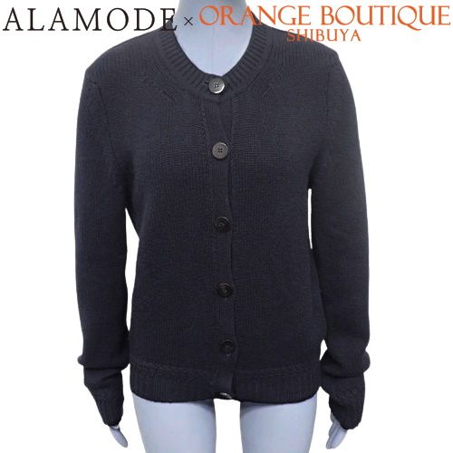 HERMES(エルメス) ニットカーディガン ネイビー紺 カシミヤ トップス