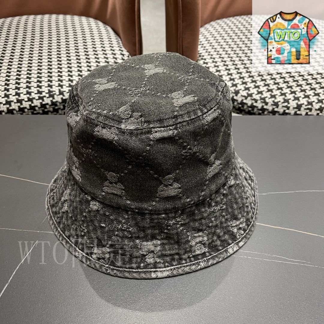 MONCLERモンクレール エンブレム デニム バケットハット 帽子♪