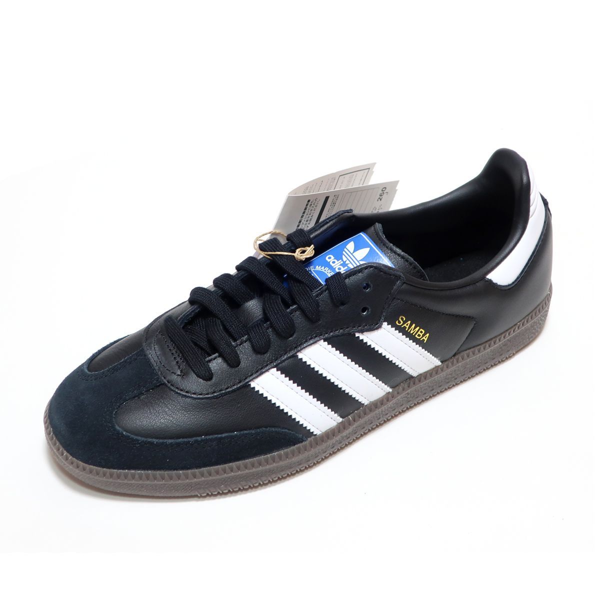 ADIDAS SAMBA OG US10 28cm CBLACK/FTWWHT/GUM5 2023 ( アディダス サンバ オージー  ブラック/ホワイト/ガム 黒白 )