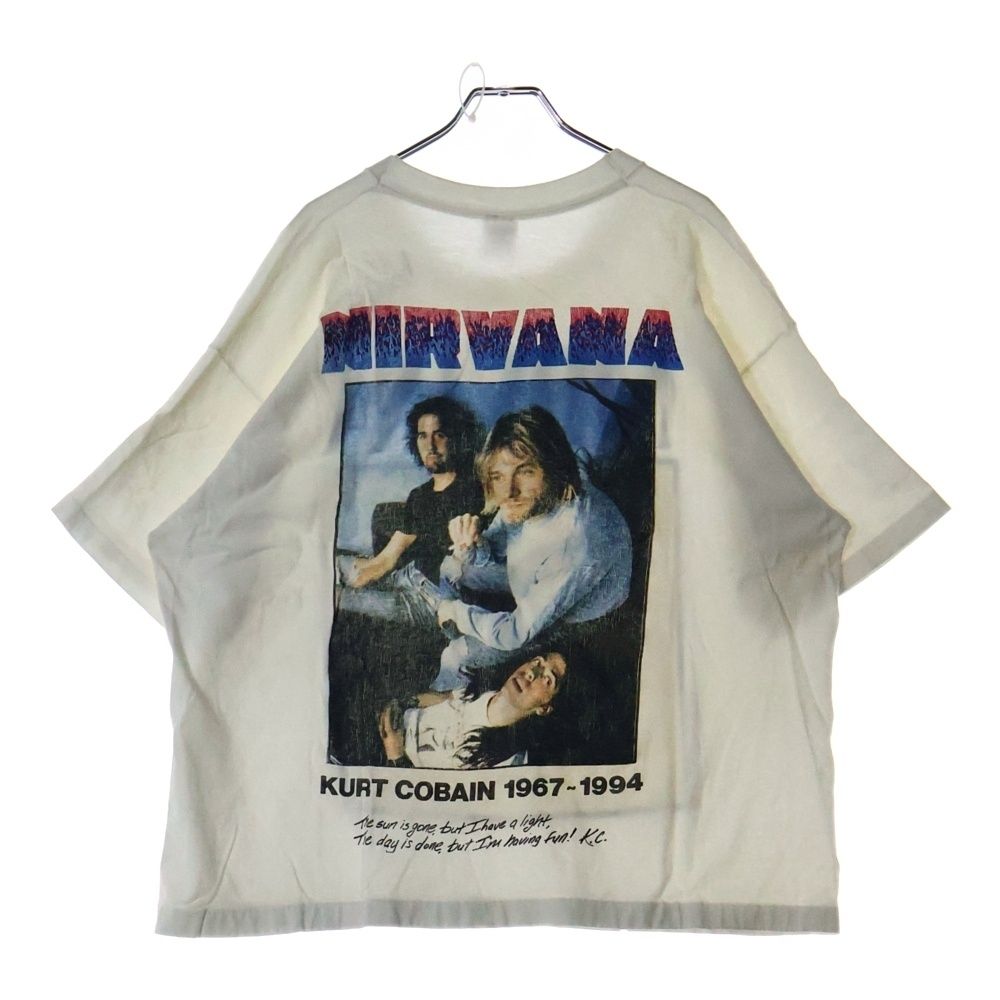 90's パキ綿 カートコバーン ラグランtシャツ nirvana ブートレグ VINTAGE (ヴィンテージ) 90s NIRVANA KURT COBAIN MEMORIAL