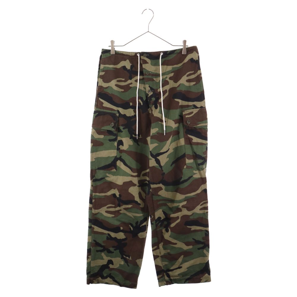 CELINE (セリーヌ) 21SS Loose Cargo Pants In Camouflage Cotton 