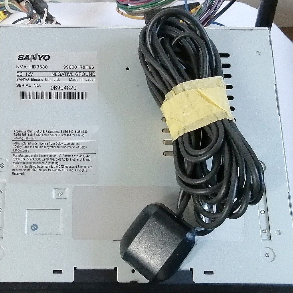 SANYO製 7型ワイドワンセグ内蔵HDDナビ NVA-HD3680 HDDで古い為 SANYO製 7型ワイドワンセグ内蔵HDDナビ NVA-HD3680 HDDで古い為